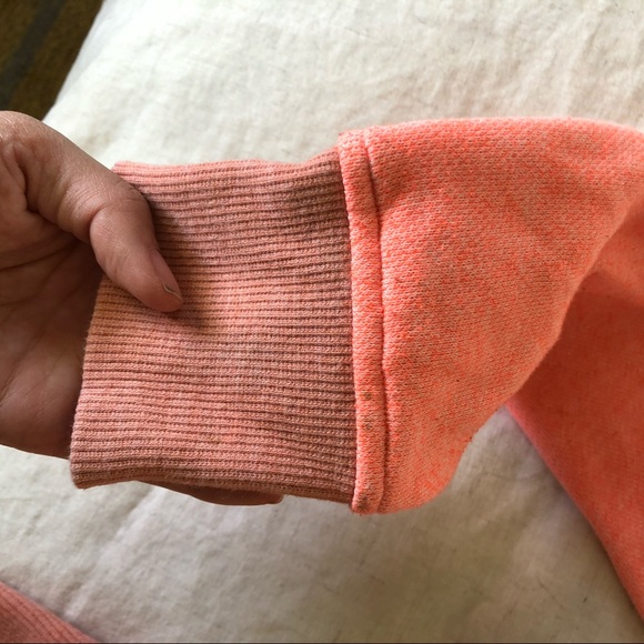 Lululemon Neon Coral Scuba Hoodie Size 6 - Picture 4 of 8